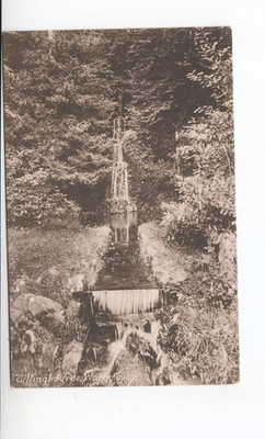 a. Postcard. Tillingbourne Waterfall. Surrey. Wotton Dorking. Surrey.