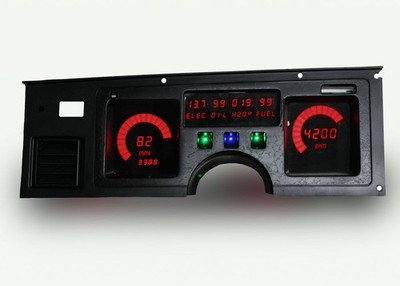 Intellitronix 1984-1989 Corvette LED Digital DP2003 - Red DP2003R