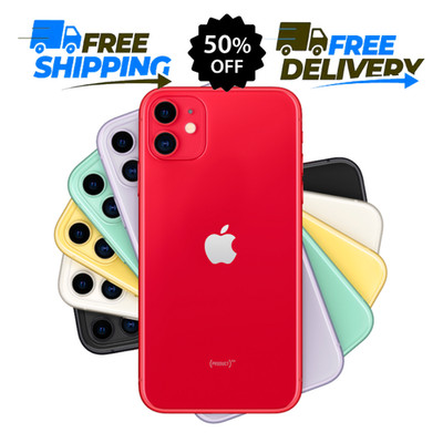 Apple iPhone 11 64GB 128GB Red/Green Unlocked Verizon At&t 4G iOS 