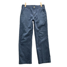 Carhartt Work Pants Men's 30x29 Blue Canvas Workwear Skate Utility Skater 90's