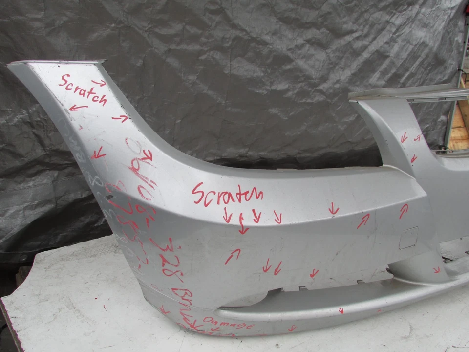 BMW 325i 328i 330i 2006-2007-2008 parachoques delantero cubierta sedán 5111 7058443 OEM Foto 2 de 4