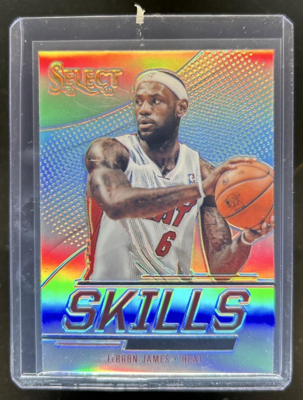 2013-14 Panini Select LeBron James Skills Silver Prizm #11 Heat
