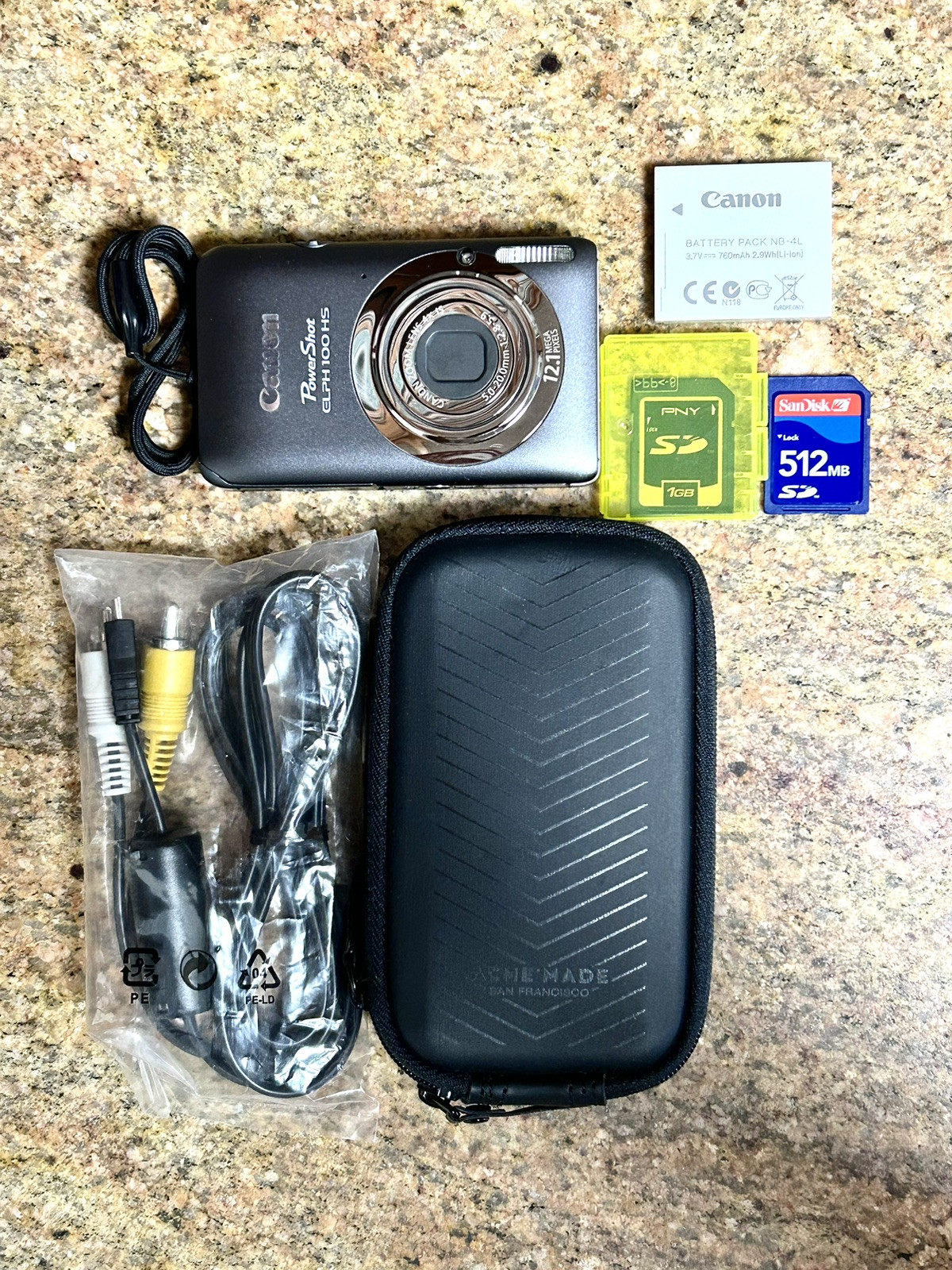 Canon PowerShot ELPH 100 HS 12.1MP Digital Camera