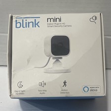 Blink Mini Indoor Plug-In Live HD Smart Security Camera New in Box 