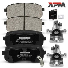 2x Bremssattel 4x Bremsbeläge Hinten Ø253mm für KIA Picanto SA ab.bj 2004-2005