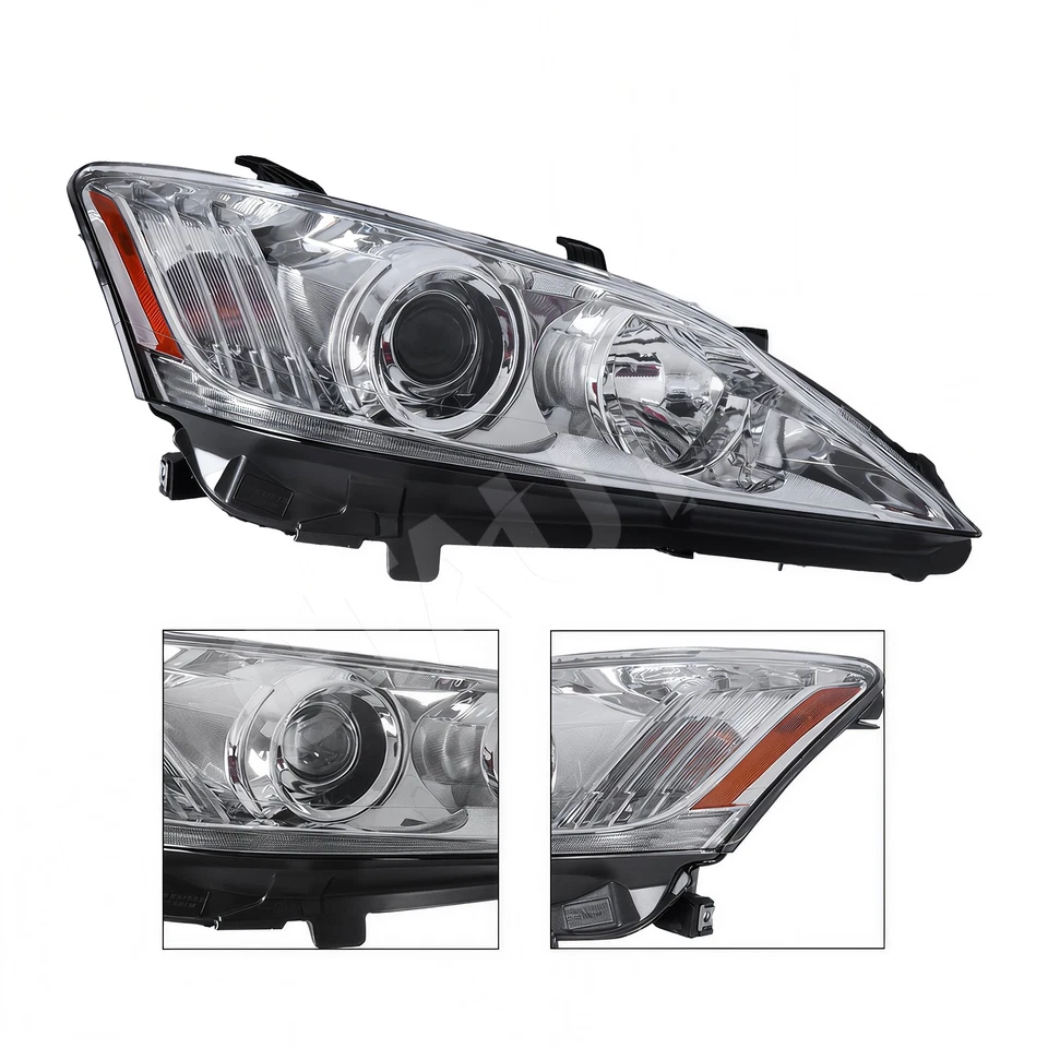 Pair HID Xenon Headlight Headlamp Left Right Side For 2010 2011 2012 Lexus ES350 - Image 4 of 4