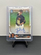 2018 Bowman Draft - Chrome Draft Pick Autographs Jake Wong #CDA-JW Refractor...