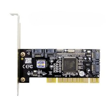 PCI To 4-port SATA Expansion Card SiI3114 Chip RAID Controller for SSD Drive
