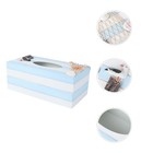  Decorative Tissue Box Creative Wooden Holder Dispenser for Desktop