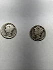 1931 P Mercury Dime Circulated Lot of 2