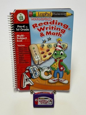 LeapFrog Learning Toy Reading Writing & Math Book & Cartridge