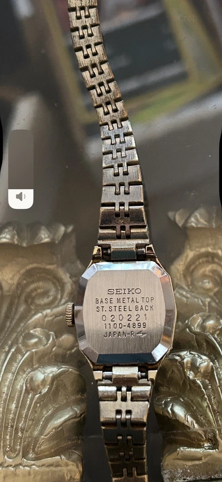 Vintage Seiko Women’s Watch Gold Tone Japan Movement Working Automatic - Image 3 of 4