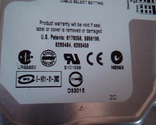 Hard Disk Drive IDE Western Digital Caviar WD800BB-00DKA0 156301488 80GB WD800 - Picture 3 of 5