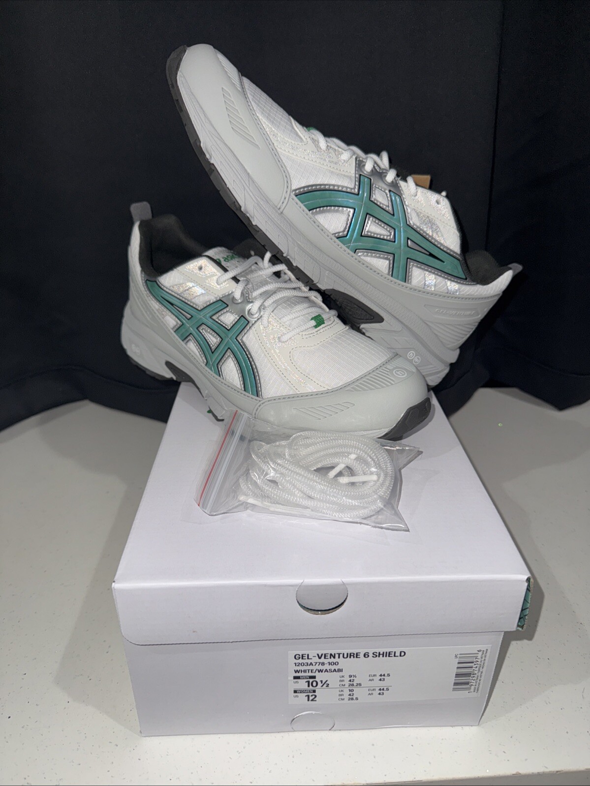 ASICS Hidden NY Wasabi Complexcon Exclusive Gel Venture 6 NEW IN HAND! SIZE 10.5