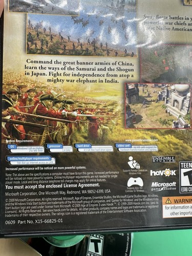 Age Of Empires 3 PC Game Complete CIB W/ Manual & Reference Book Clean/Tested - Picture 12 of 12
