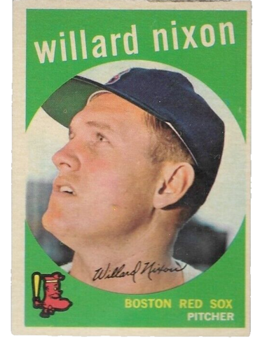 1959 Topps #361 WILLARD NIXON Boston Red Sox EX-EXMINT **free shipping**