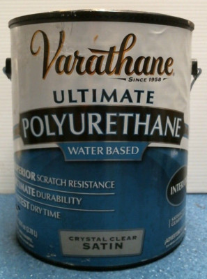 Varathane Clear Satin Water Based Interior Polyurethane 1 gal. (200231) FS