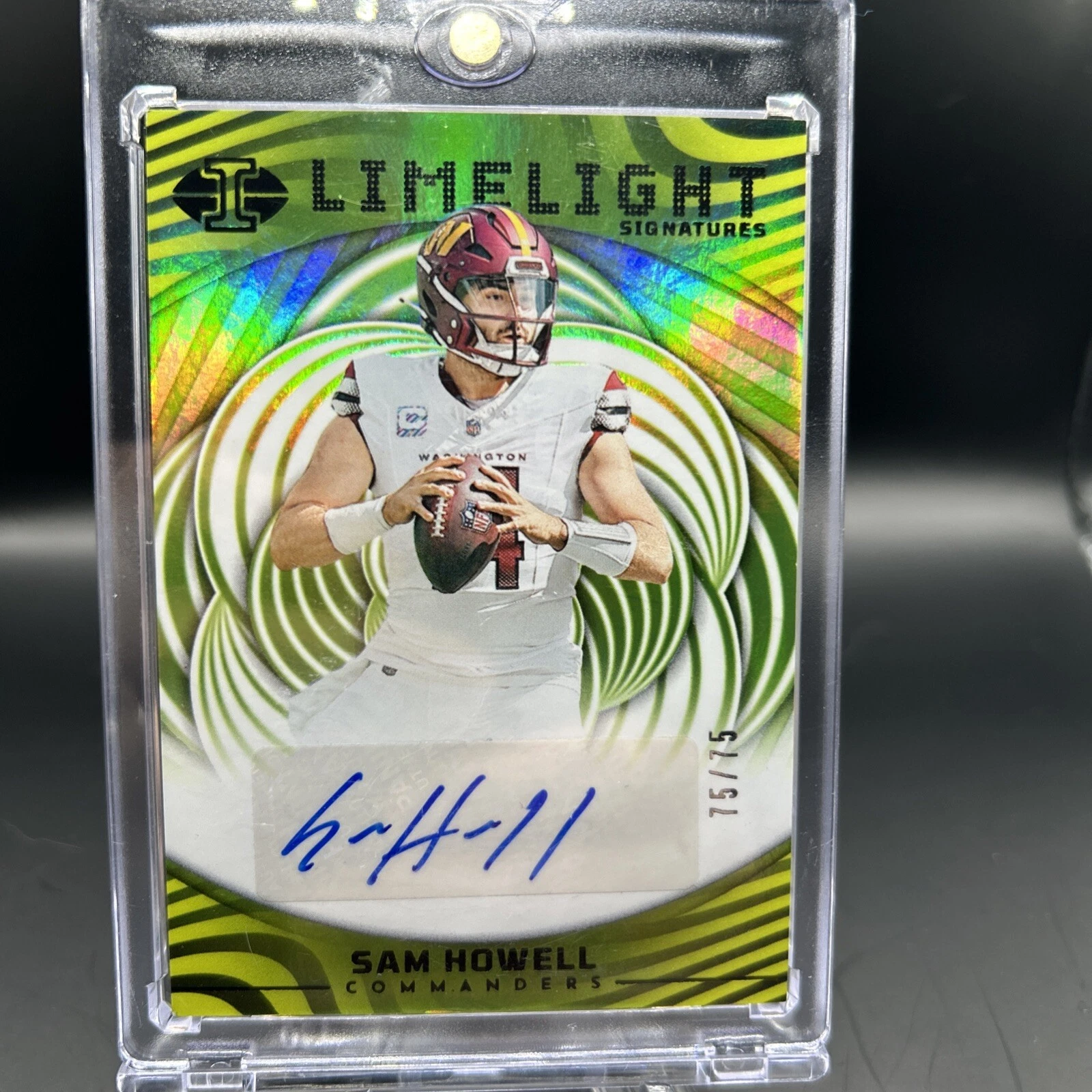 Sam Howell trading card