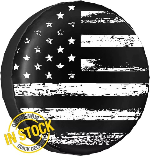 Jeep Tire Cover With Camera Hole American Flag Spare Tire Cover With Backup Camera Hole Leather Tire Rear Backup Camera Cover