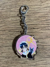 2 Sided Anime Keychain Bookbag Purse Keyring