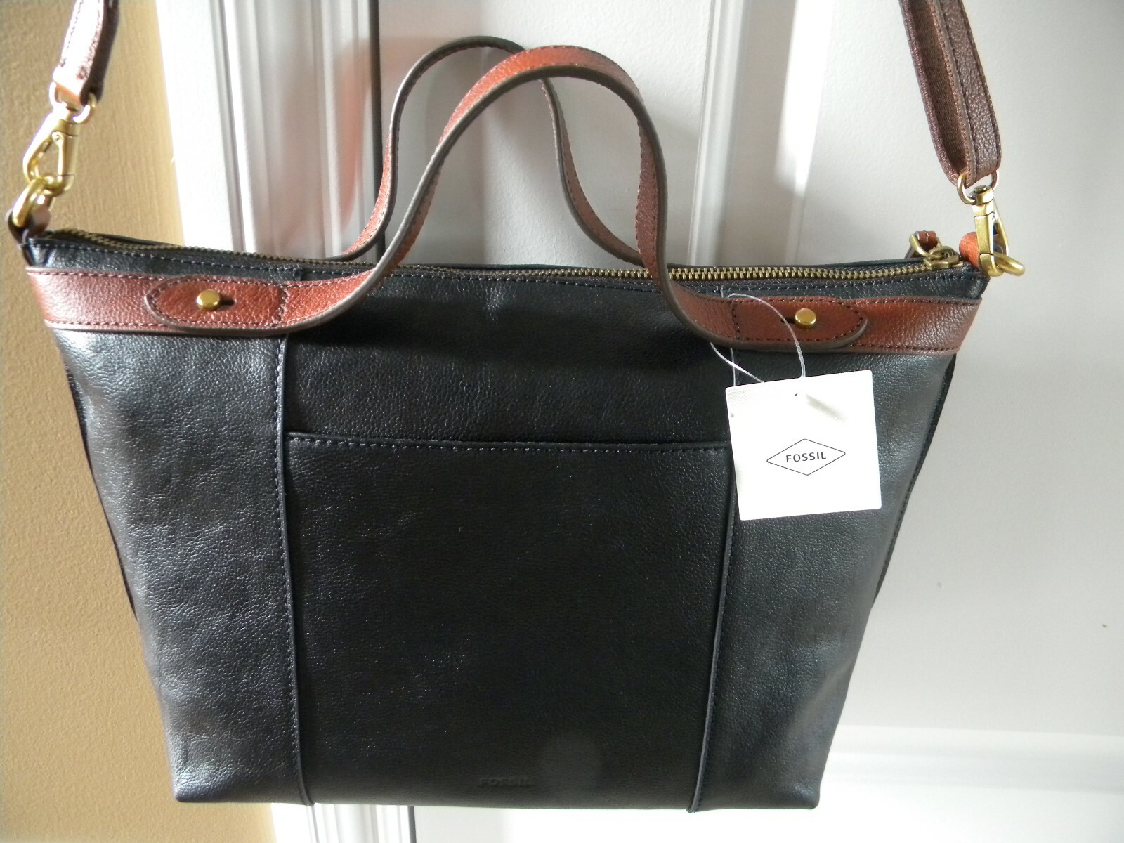 Fossil Sadie Leather Crossbody Handbag 