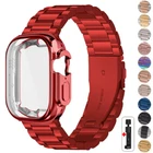 Case+Strap iWatch Band Ultra3 49mm Steel Metal Strap For Apple Watch 11 10 9 8 7