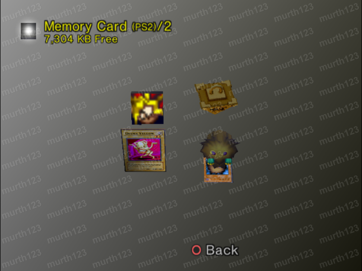 yugioh forbidden memories memory card Yu-Gi-Oh Forbidden Memories