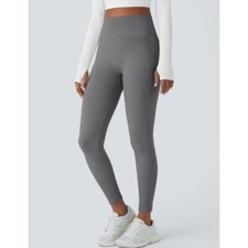 NEW Halara Seamless Flow High Waisted Tummy Control Butt Lifting Leggings S Gray