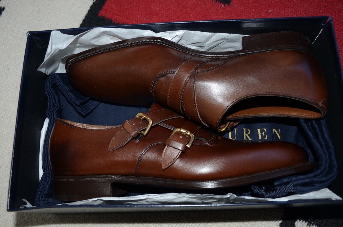 Ralph Lauren Purple Label Edward Green Ancel Double Monk Strap