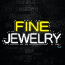 Fine Jewelry LED Neon Sign 24"L x 10"H #32270