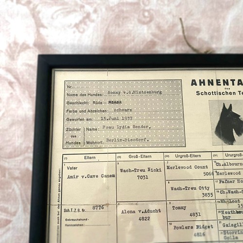 Ahnentafel eines Terriers vintage, Lustiges Geschenk Hunde Besitzer, Stammtafel - Bild 5 von 8