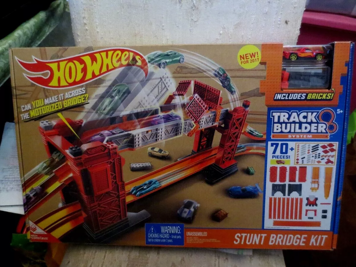 Hot wheels track builder sale stunt bridge kit