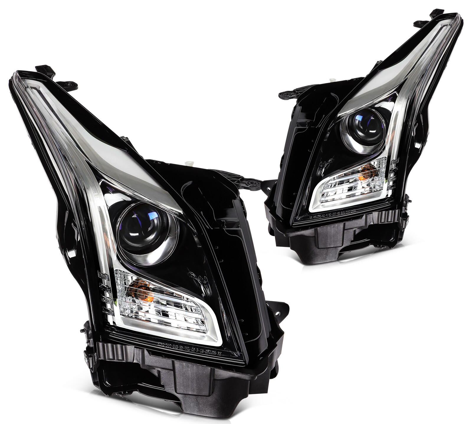 Upgrade Your Cadillac ATS 2013-2018 with New Clear Lens Headlight Assembly Set