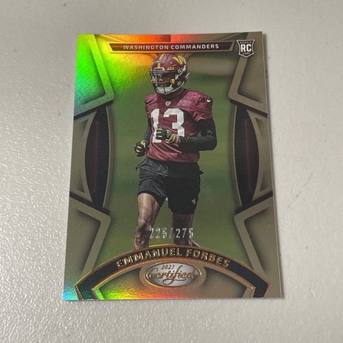 2023 Certified Emmanuel Forbes Mirror Bronze Rookie Card RC #/275 Commanders