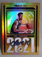2021-22 Hoops, Chris Duarte, Class of 2021 HOLO FOIL RC Insert #7 Rookie, Pacers