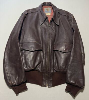 70s80s golden bear leather jkt レザージャケット