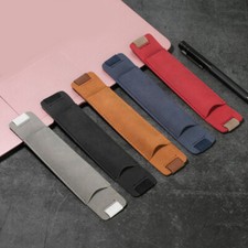 4 Pcs Adjustable Elastic Band Pu Pen Holder For Notebook Planner Books