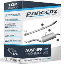 Auspuffanlage für Peugeot 807 2.0 HDI mit DPF