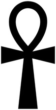 Ankh Egyptian Cross Die Cut Vinyl Decal Made in USA