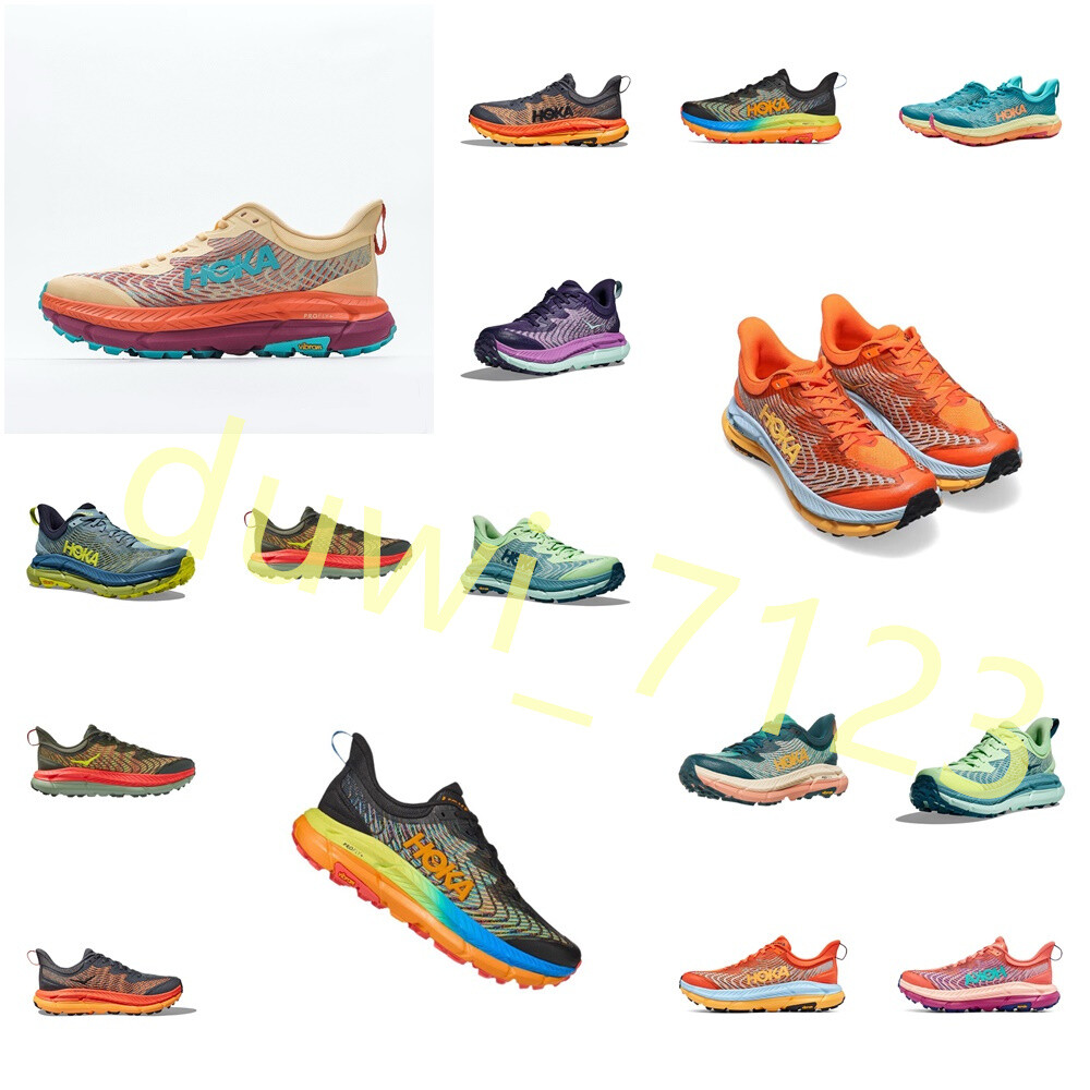 Hombres Hoka Hombres Entrenadores Mafate Velocidad 4 Zapatos para Correr Zapatos Atléticos Tenis Gimnasio