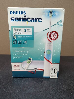 Philips Sonicare 2 Series plaque control rechargeable electric toothbrush, Black