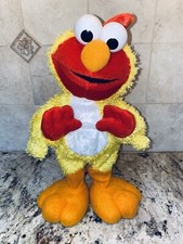 Vintage Chicken Dance Elmo 2001 Works Sesame Street Singing Fisher Price Doll