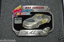 WOW Nice Vintage 1995 NASCAR Jeff Gordon Racing Belt Buckle Rare MINTY