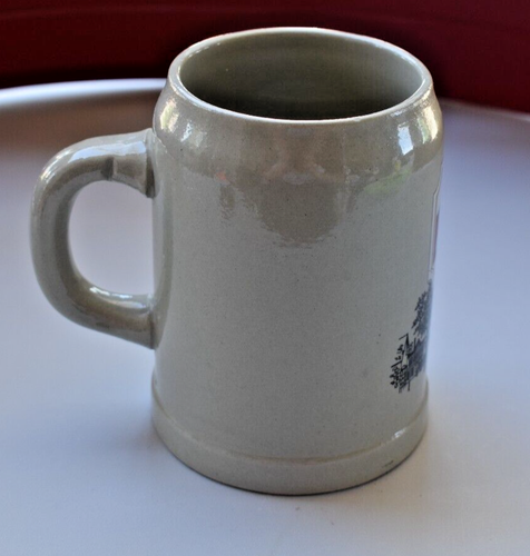 Vintage Gerz SCHLITZ .5 Liter Stoneware Beer Mug w/Sailboat, Horse & Buggy, Tree - Picture 4 of 4