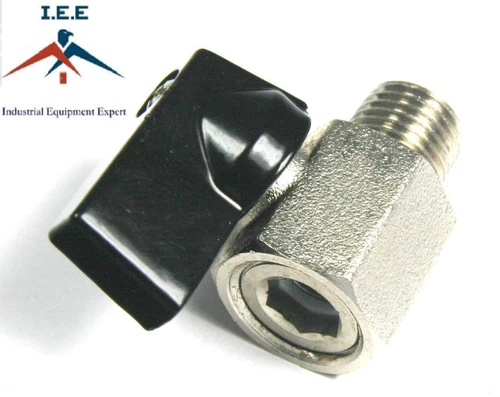 132BV Air Compressor Tank Drain Cock 1/4" NPT Ball Valve Tank Drain