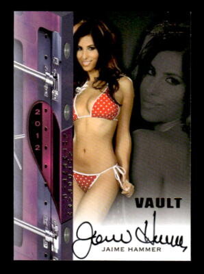2012 Bench Warmer Vault Autographs #22 Jaime Hammer - NM-MT