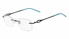 NEW MARCHON AIRLOCK MAJESTIC 202 320 Teal Eyeglasses 54mm with AL Case