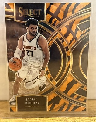 23-24 Panini Select Jamal Murray Nuggets #166 Premier Ultra Rare Tiger Prizm