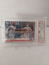 2019 Topps Update Lane Thomas SSP Variation Autograph PSA  10 Gem Mint