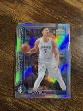 DWIGHT POWELL REFRACTOR MAVERICKS 2025 TOPPS CHROME BASKETBALL